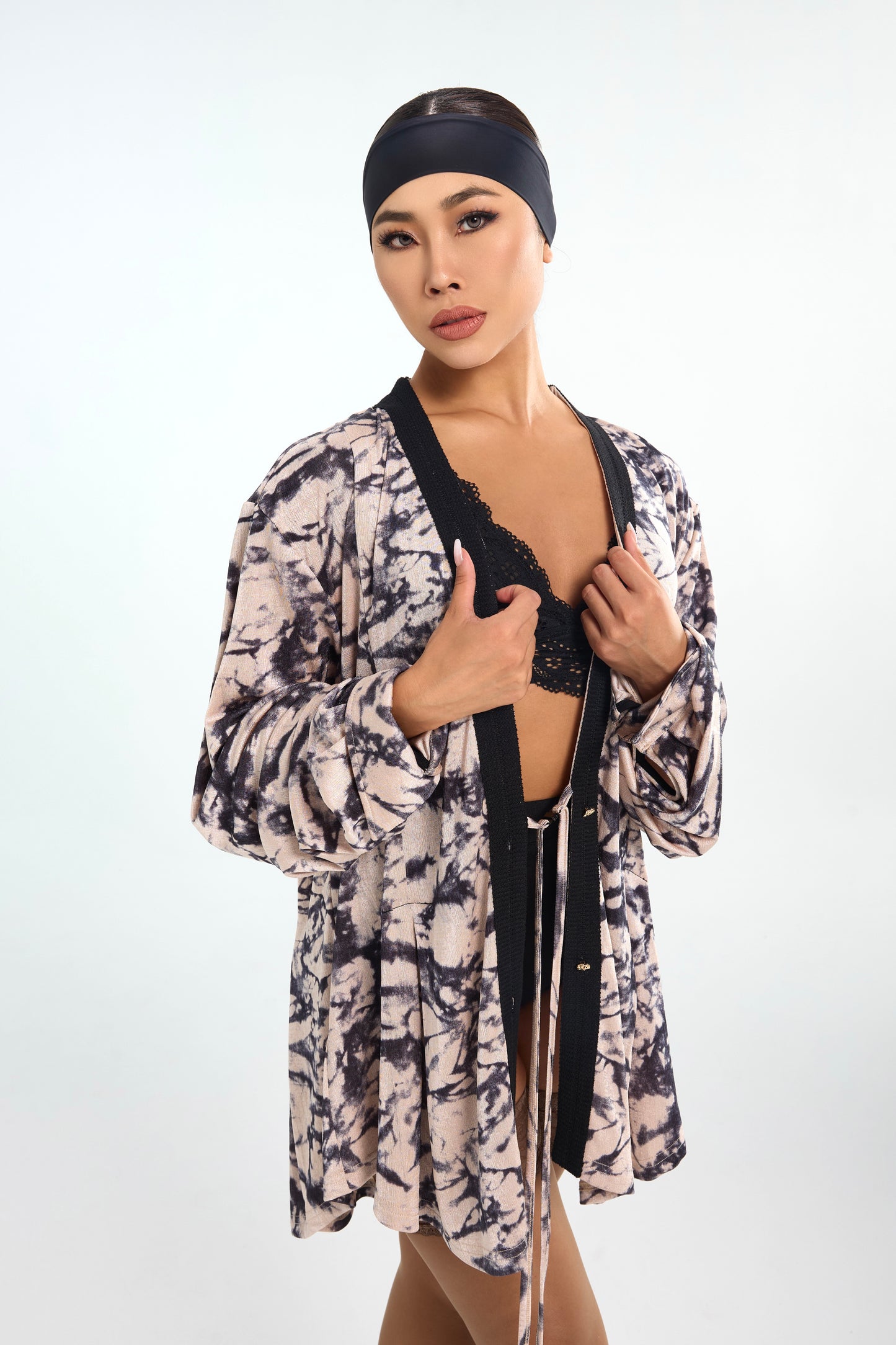 Florence Champagne Silk Cardigan