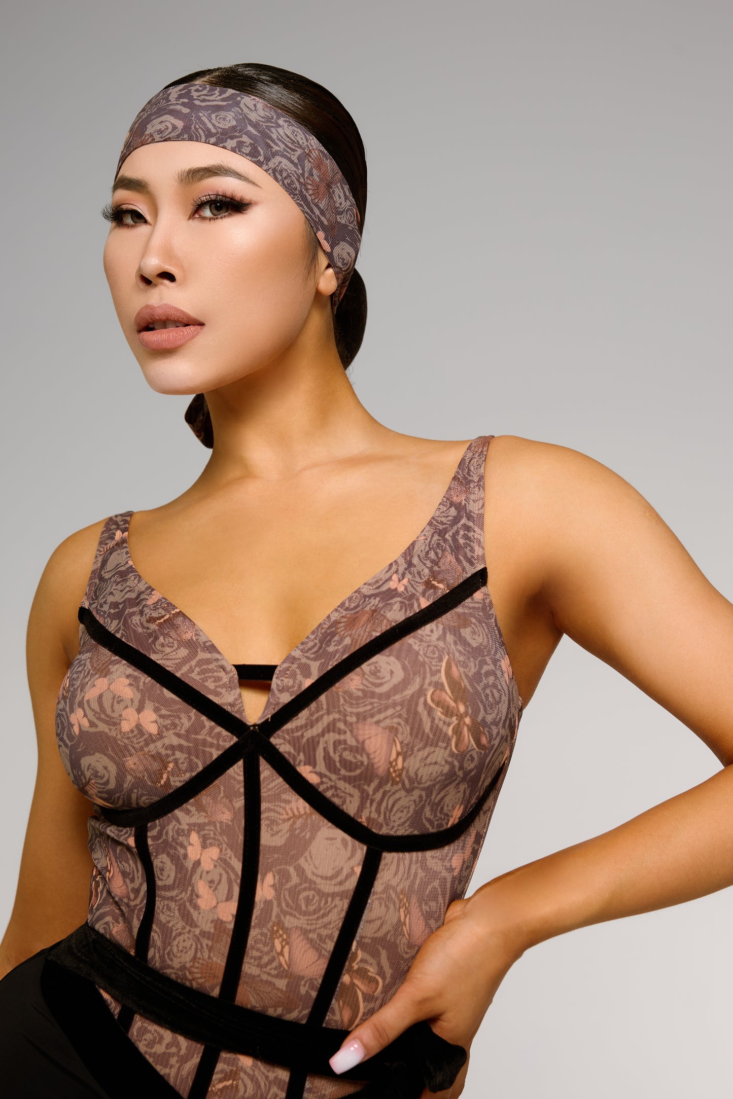 Exotic Butterfly Yarn Jumpsuit