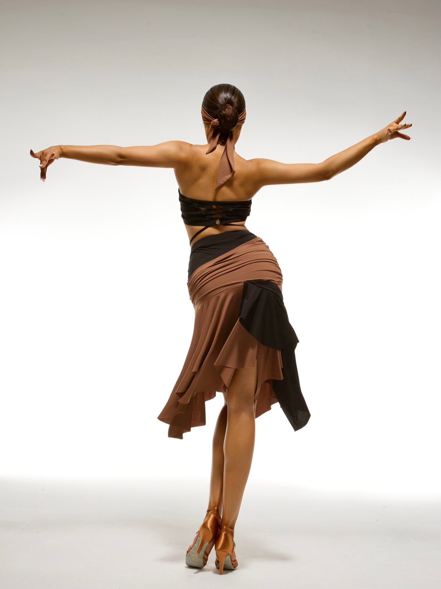 Bronze Stitching Design Skirt (Single Skirt)