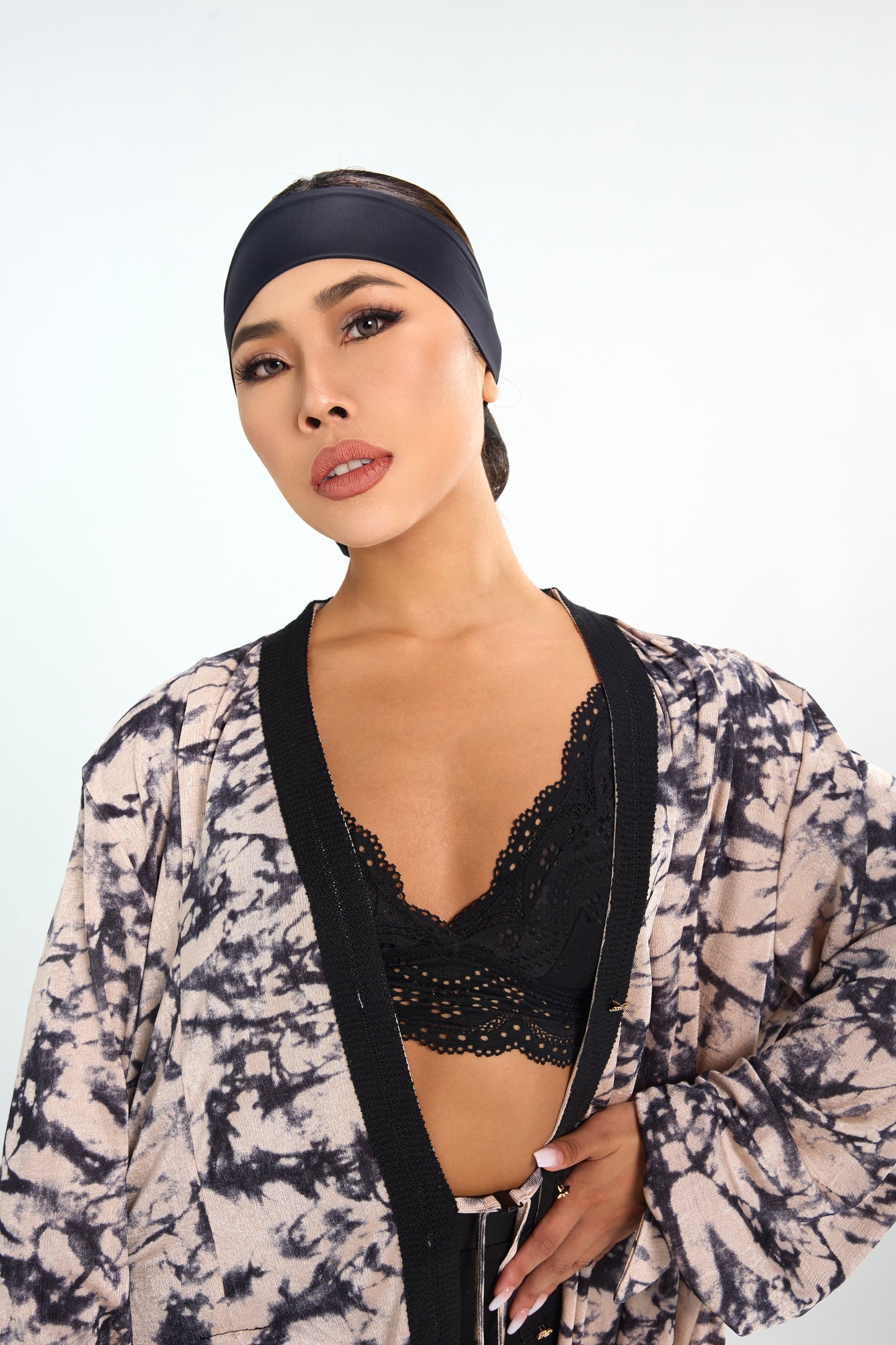 Florence Champagne Silk Cardigan