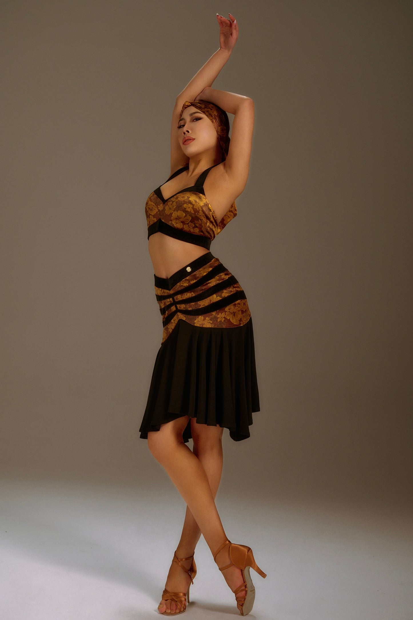 Dune-Colored Hip Skirt