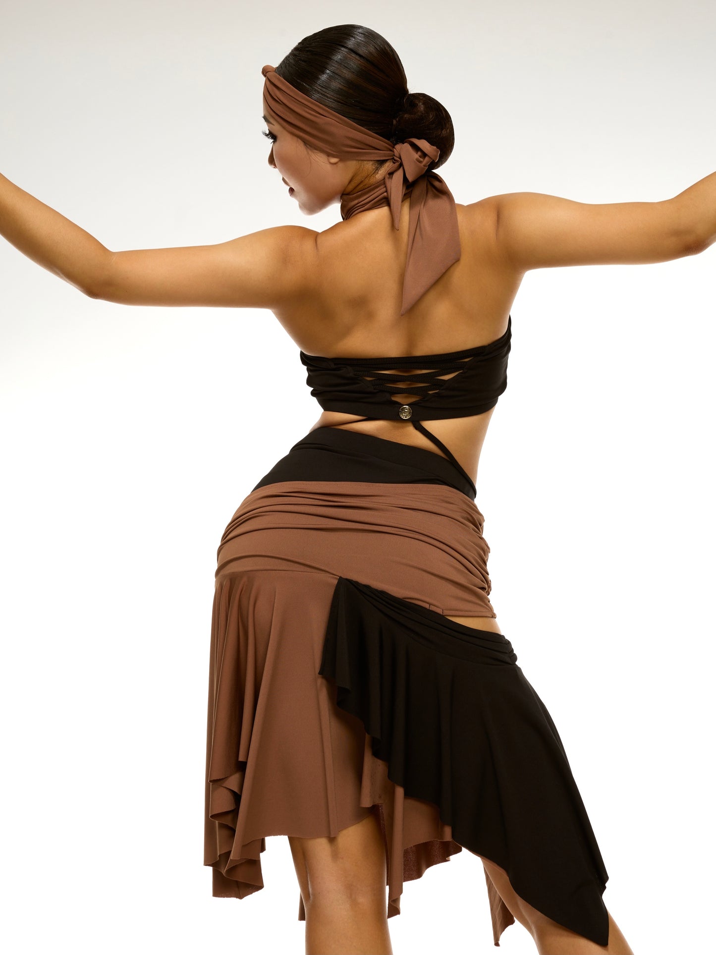 Bronze stitching design skirt (single skirt)