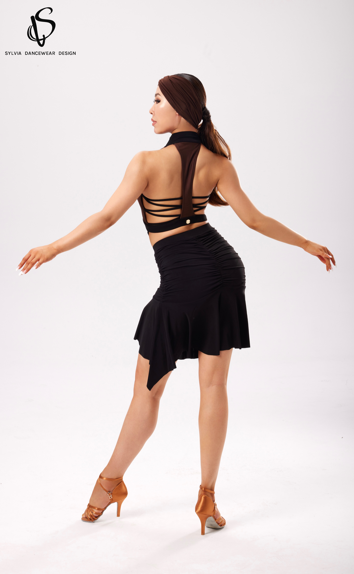 Double-Sided Stitching Hip Skirt