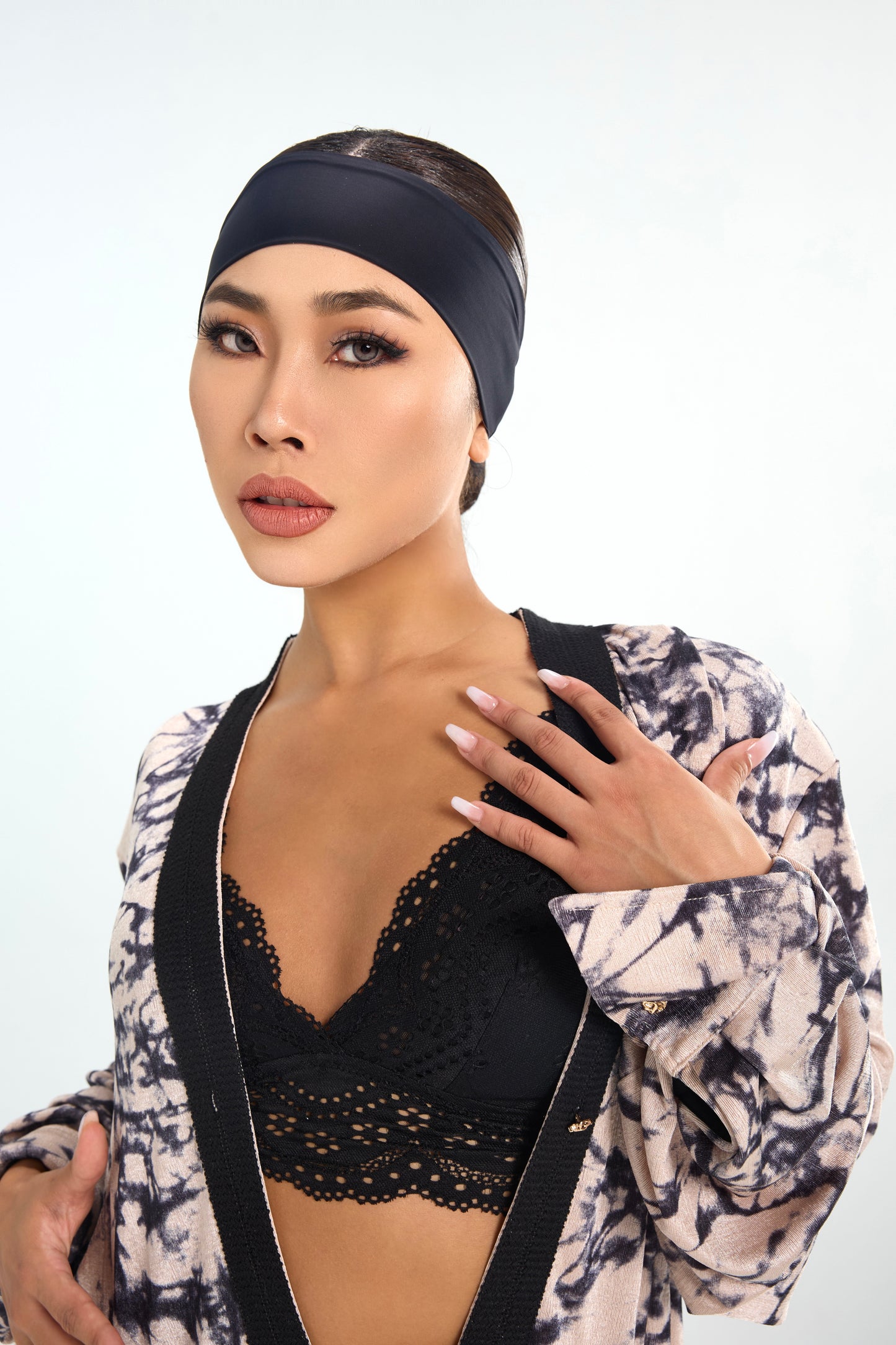 Florence Champagne Silk Cardigan