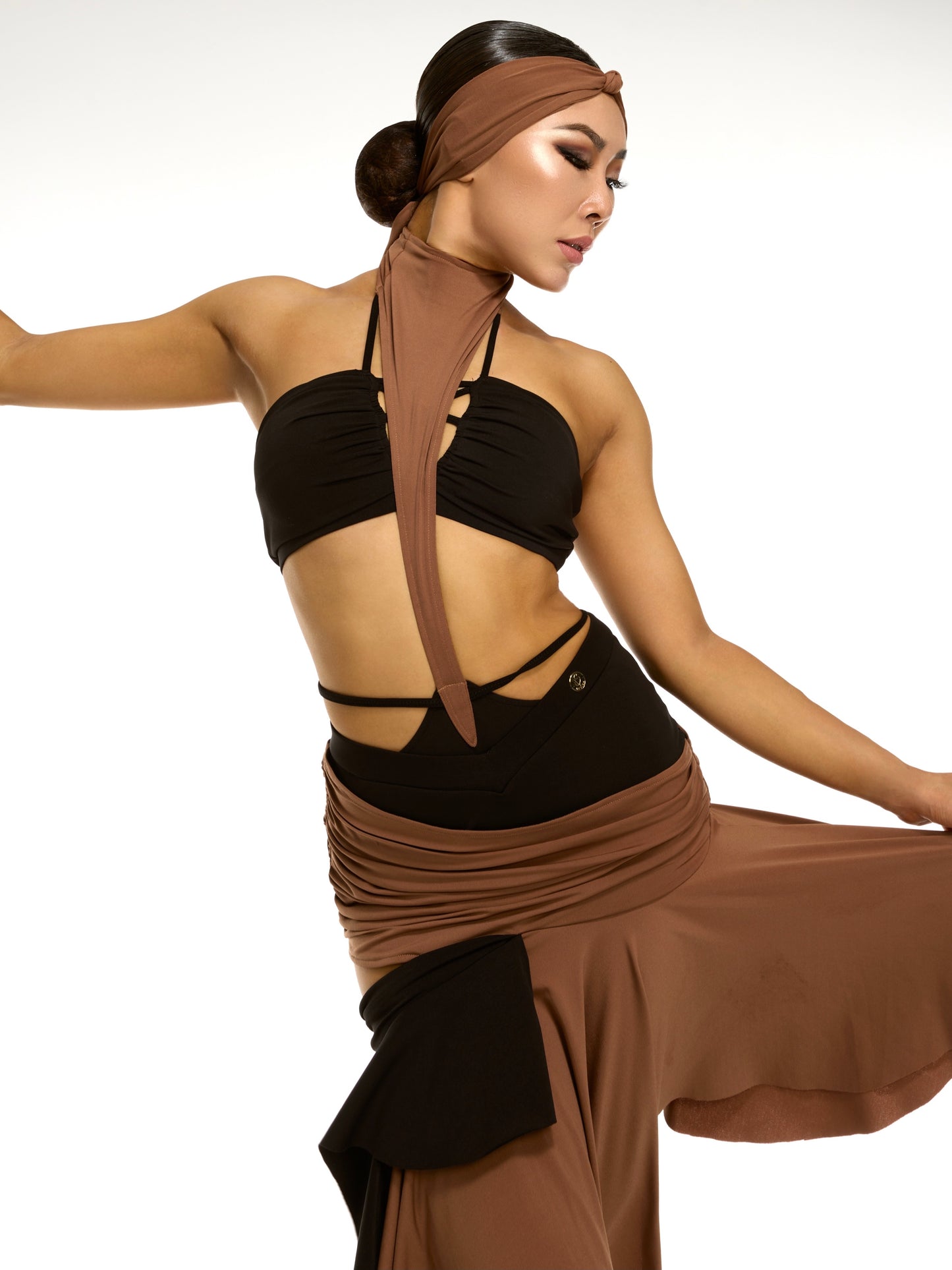 Bronze Stitching Design Skirt (Single Skirt)