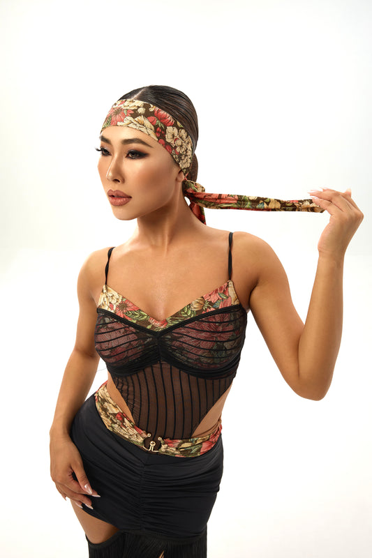 Retro Flower Shadow Hair Band