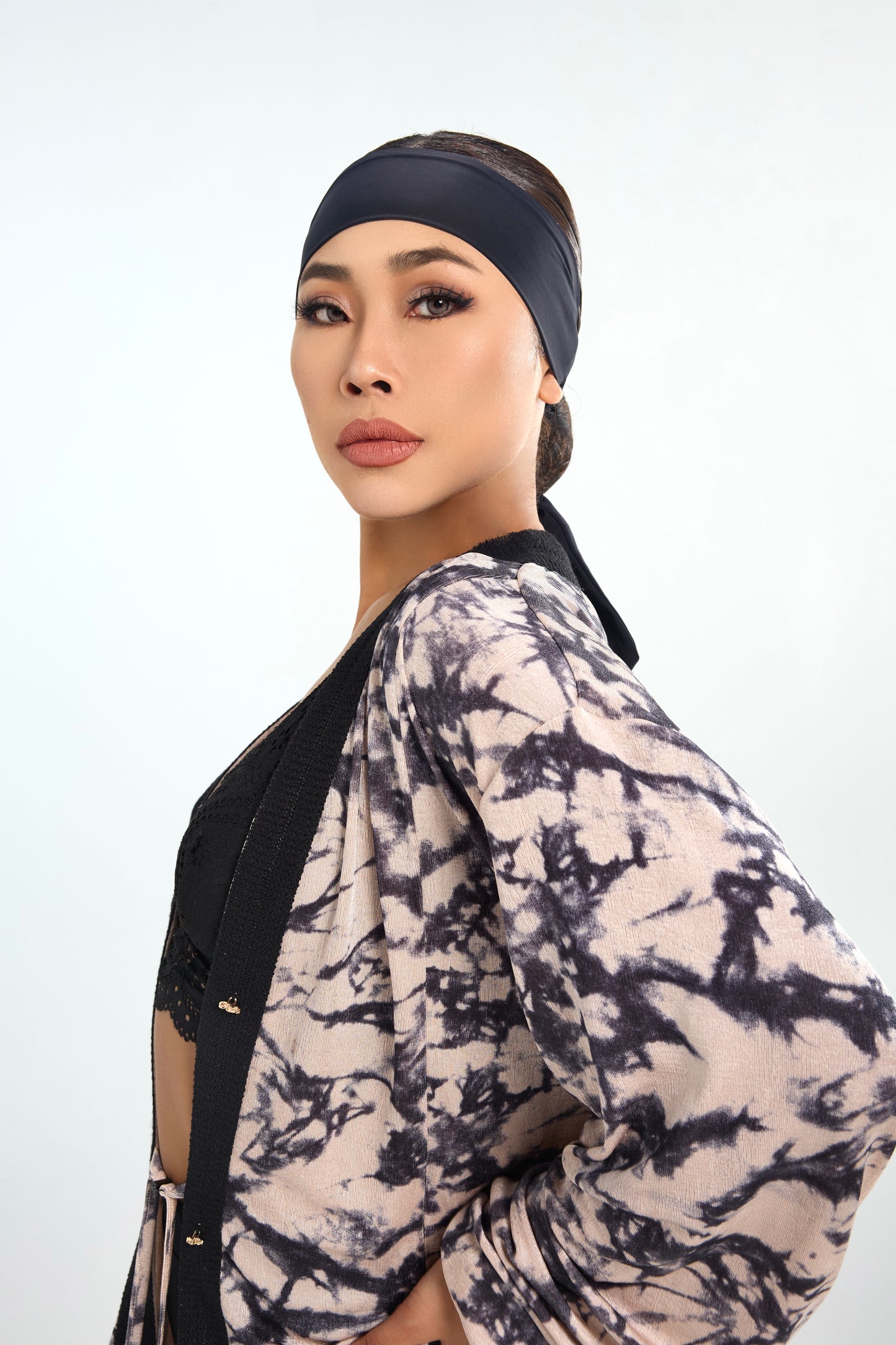 Florence Champagne Silk Cardigan