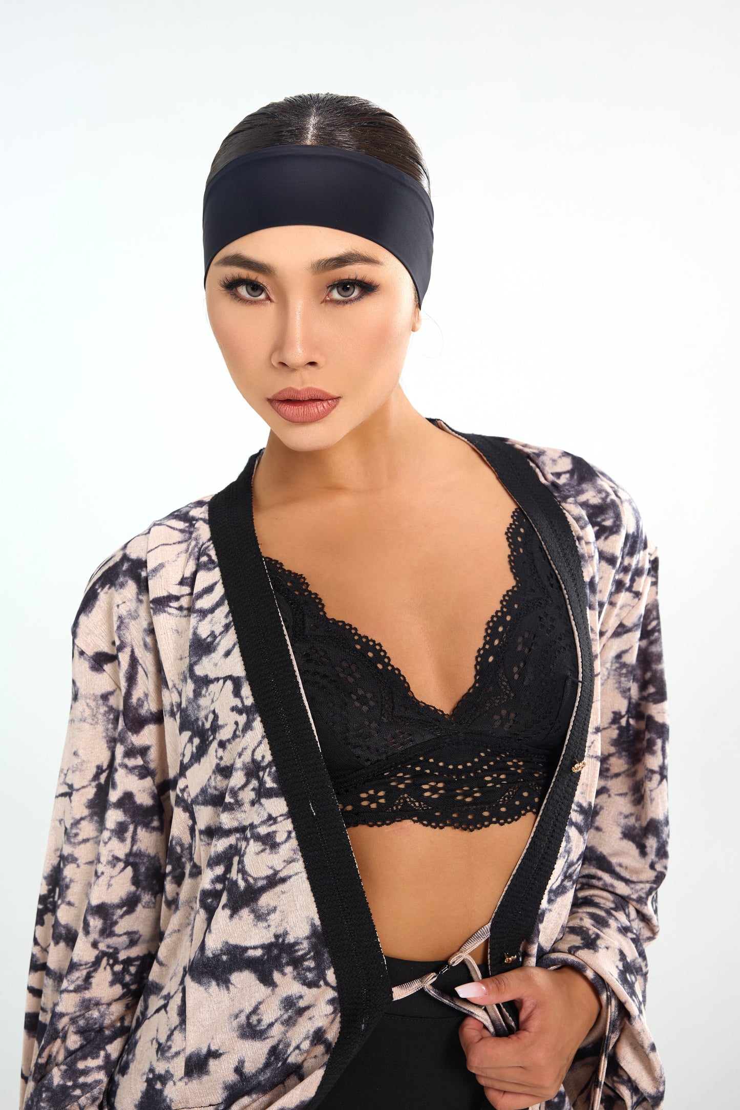 Florence Champagne Silk Cardigan