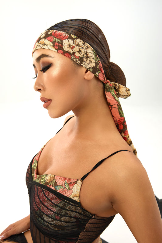 Retro Flower Shadow Hair Band
