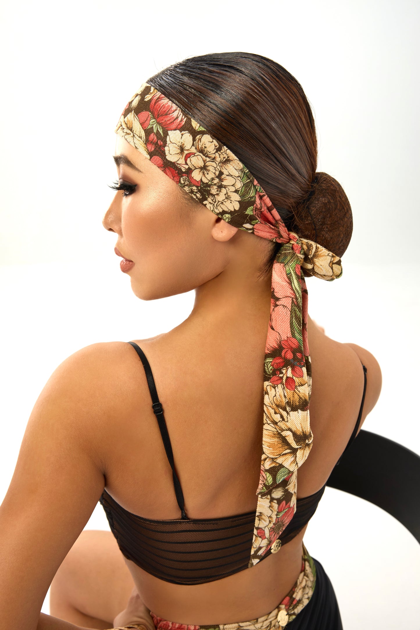 Retro Flower Shadow Design Top